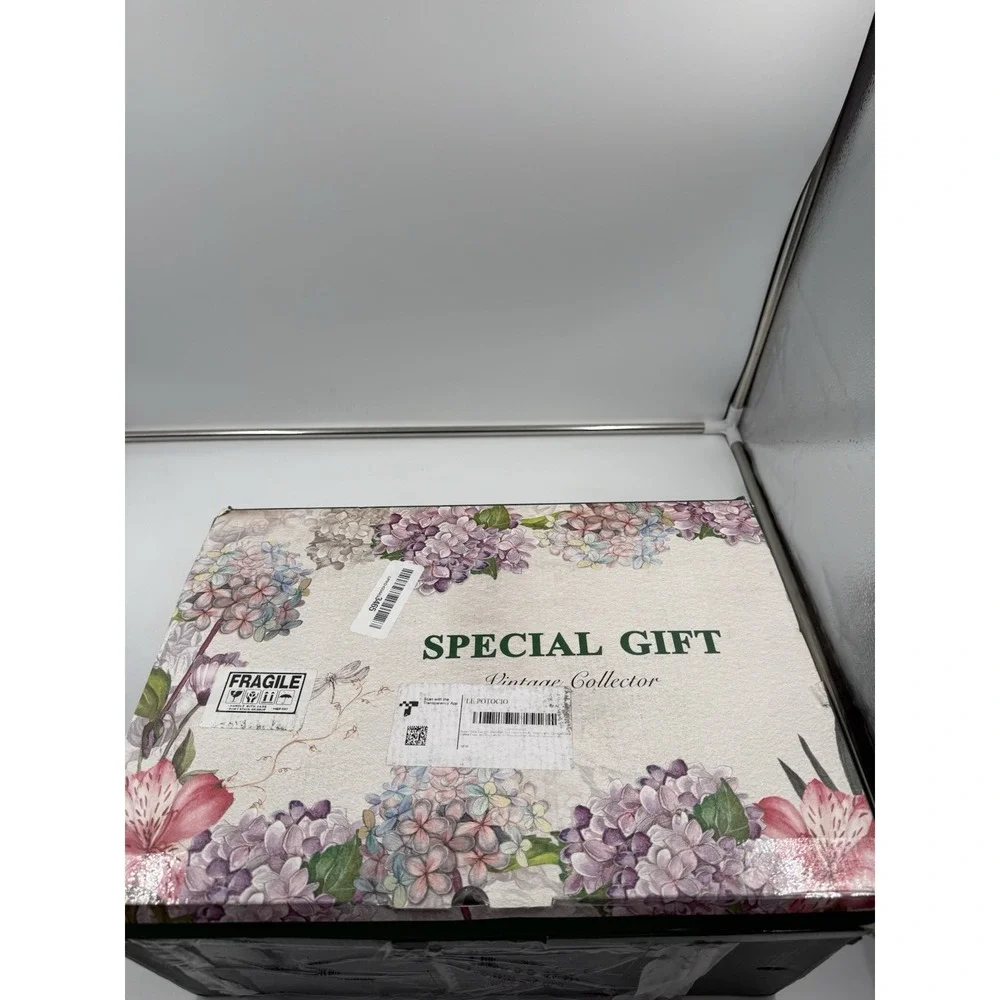 Le Potocio Bone China  Tea Set Vintage Floral Coffee Cups And Tea Sets Porcelain